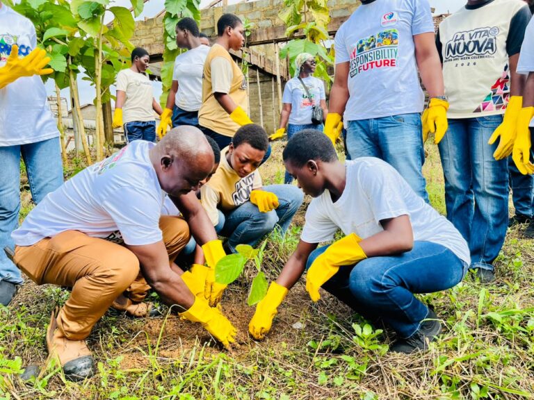 WWSCC and its Partners collaborated with Ahantaman Girls SHS to Spearhead Massive Tree and Crop Planting Exercise for World Environment Month